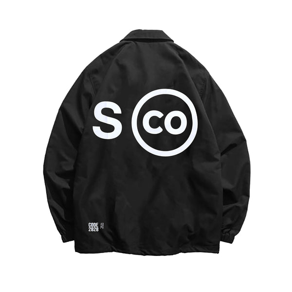 Russ Jacket Coach Bold Black