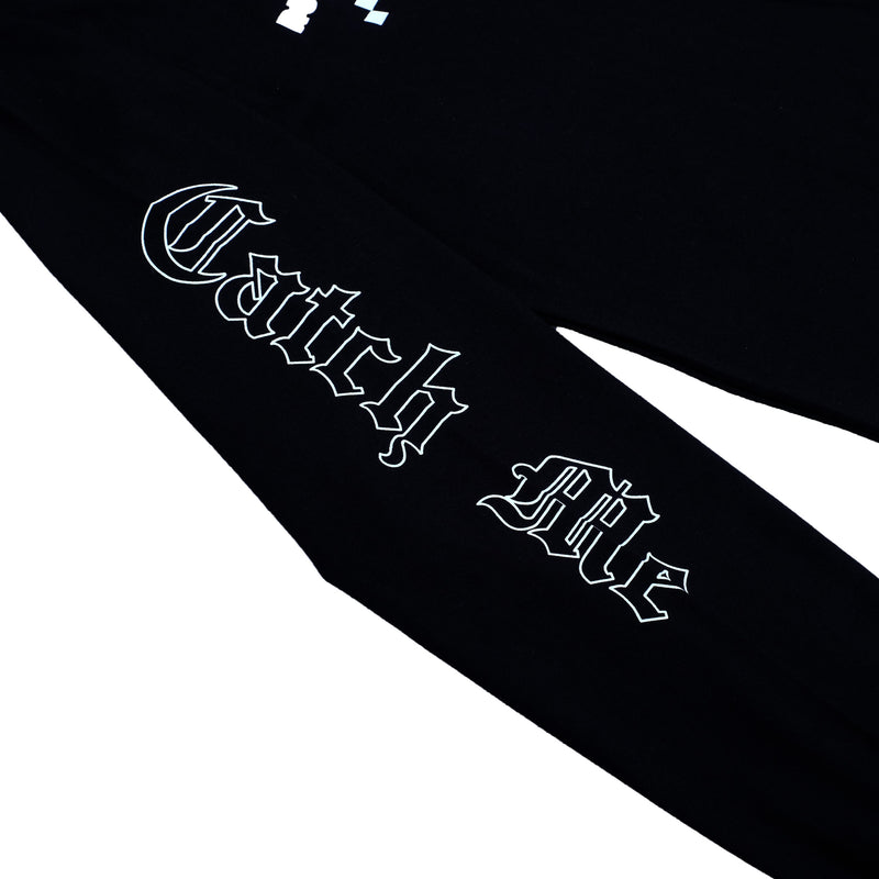 CATCH ME BLACK LONGSLEEVE T-SHIRT