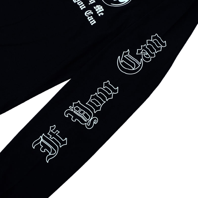 CATCH ME BLACK LONGSLEEVE T-SHIRT