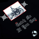 T-SHIRT LONGSLEEVE HITAM CATCH ME 