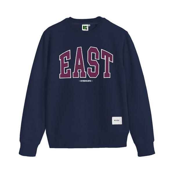 EAST NAVY CREWNECK