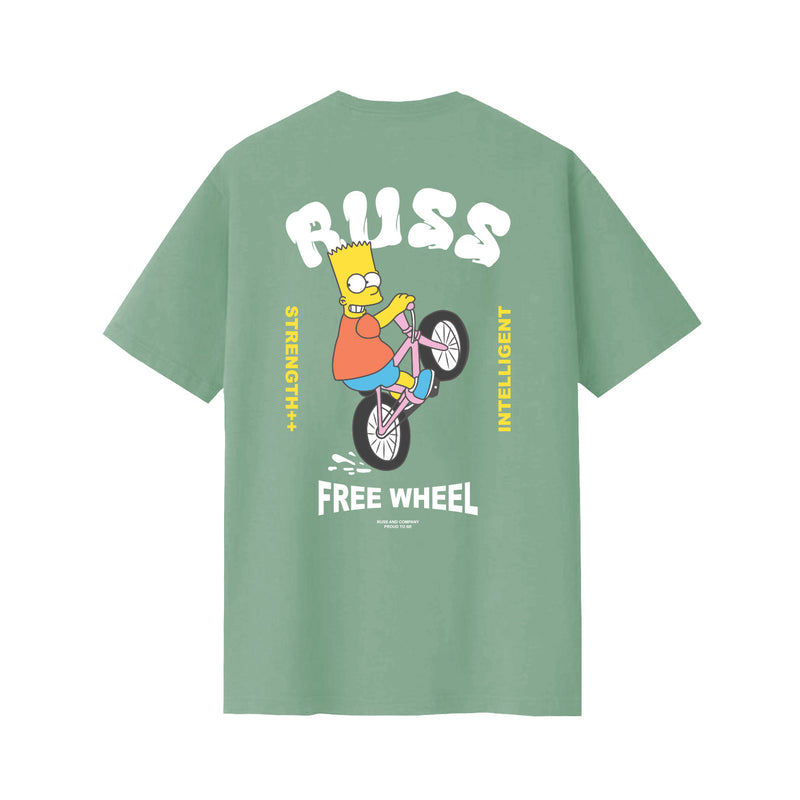 Russ Tshirt  Free Wheels