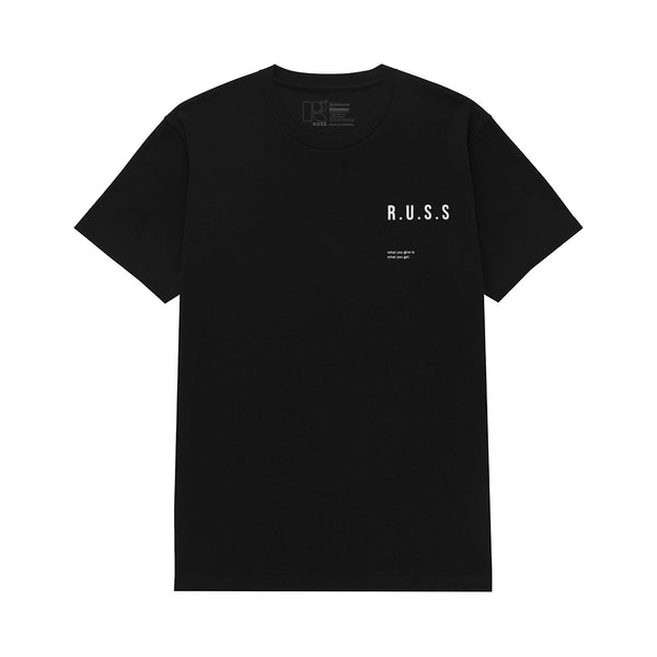Russ Tshirt Give Rose Black