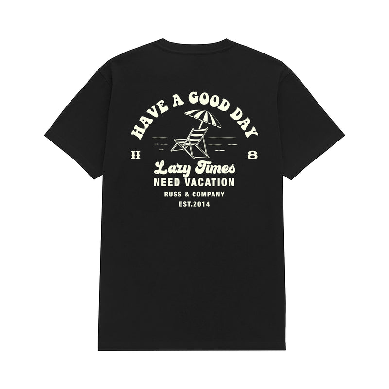 Russ Tshirt Lazyday New Black