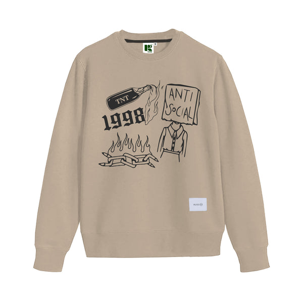 1998 KHAKI CREWNECK