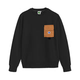 POUCH BREAK BLACK CREWNECK