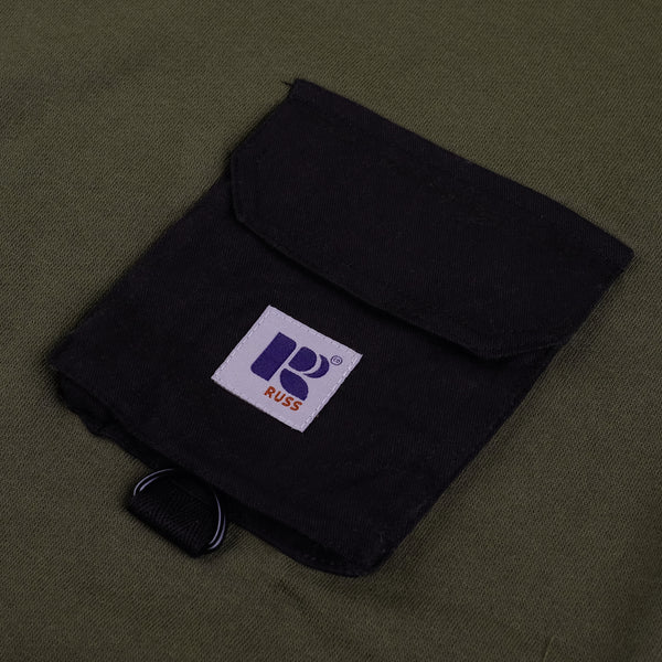 POUCH BREAK OLIVE CREWNECK