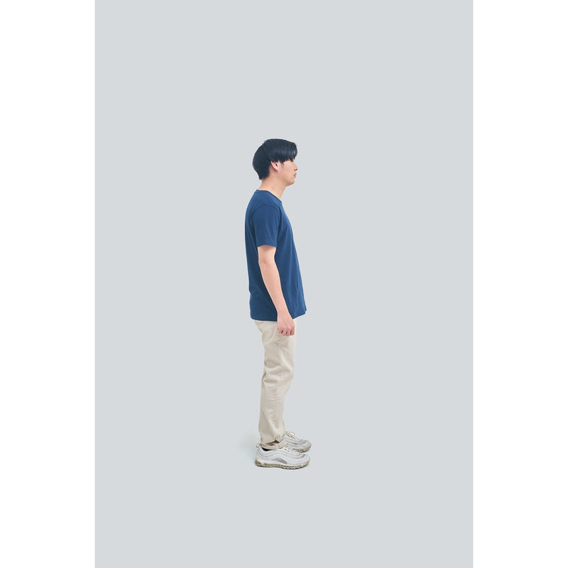 Russ Tshirt Kaos Pria Straighfor SS Navy