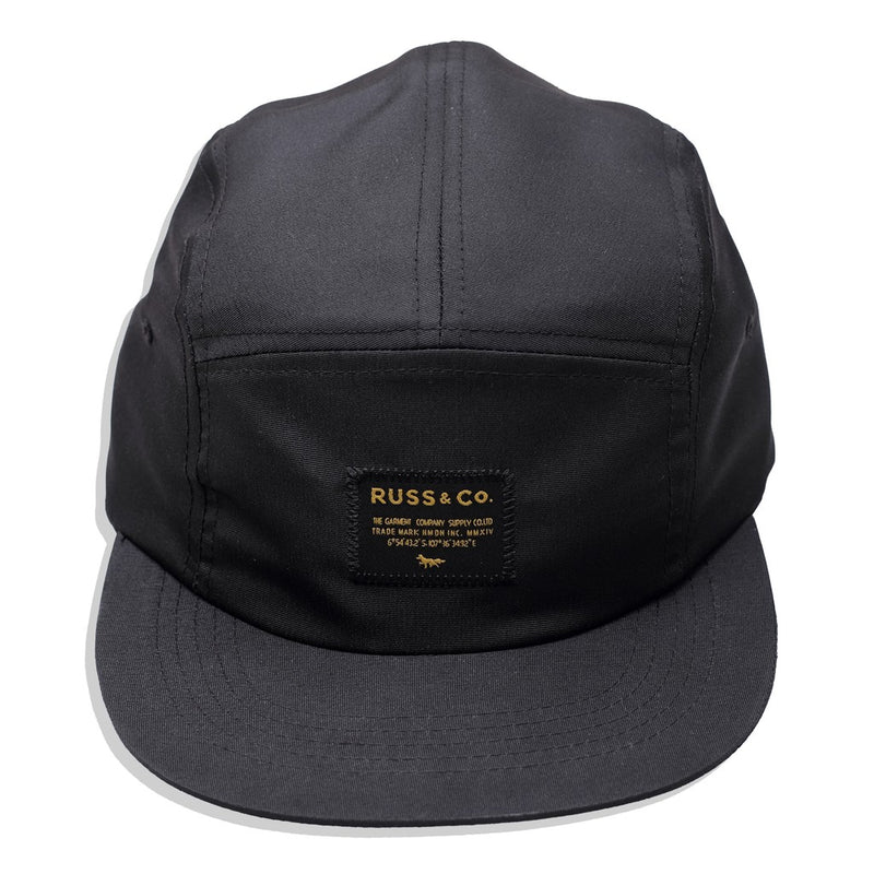 Russ Hat Indigo Fivepanel Black