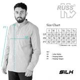 Russ X Heavenlight Men Koko Shirt Filafil Silk Grey