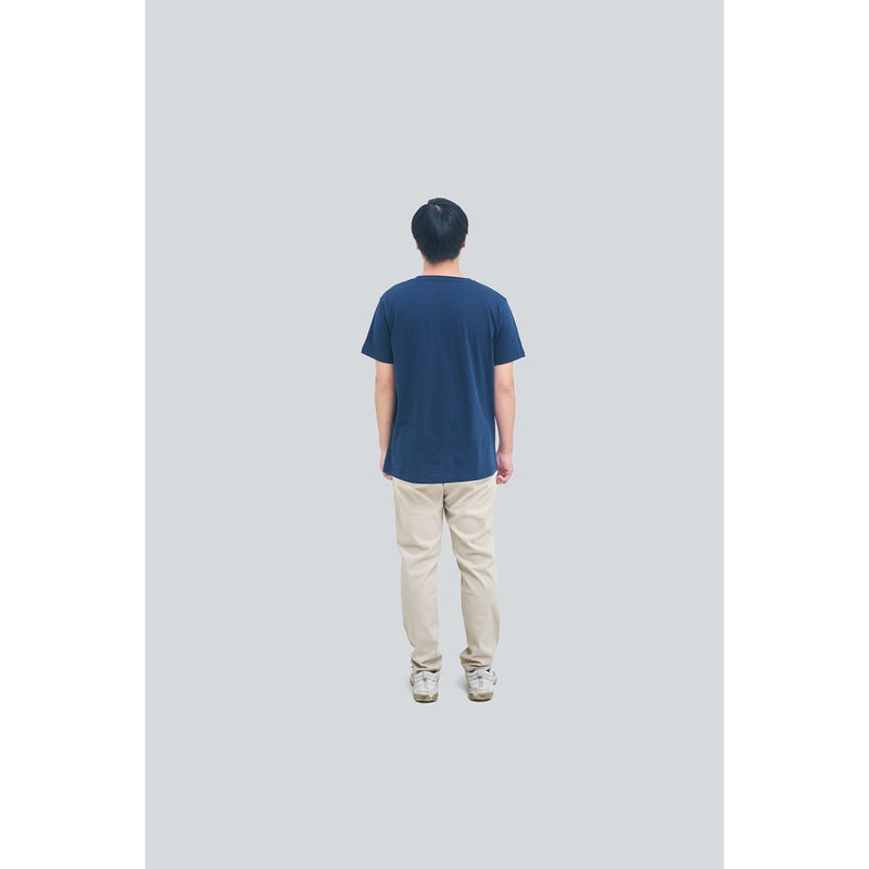 Russ Tshirt Kaos Pria Straighfor SS Navy