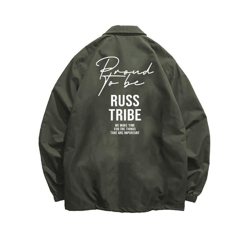 Russ Jacket Coach Tribe Olive
