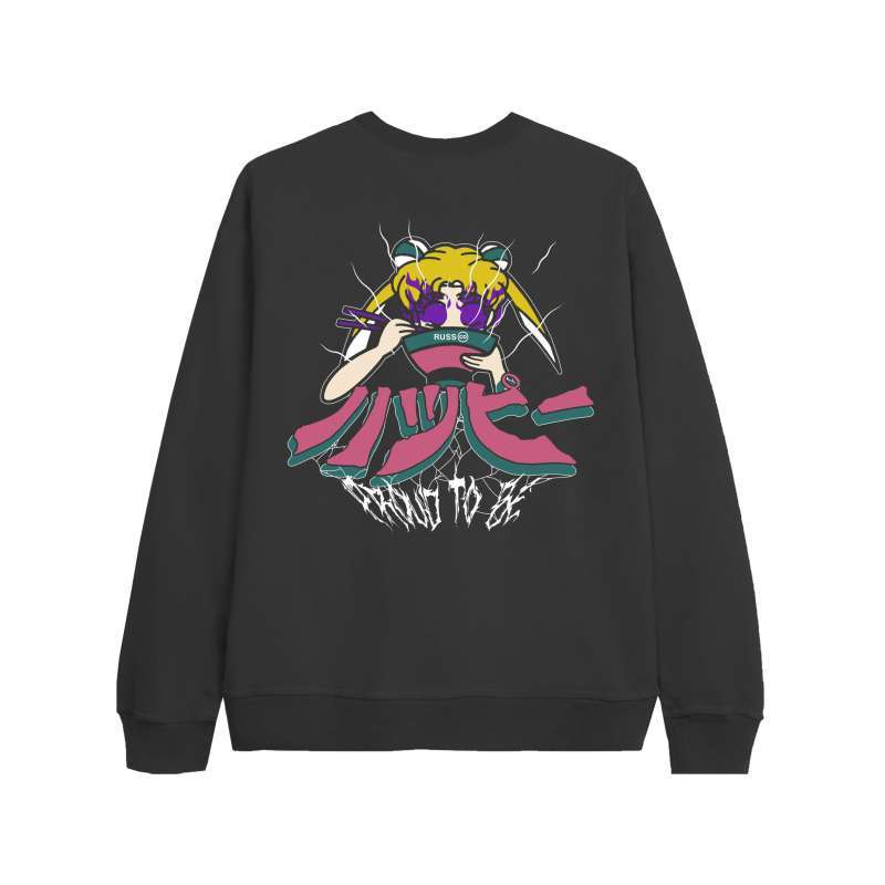 Russ Sweater Crewneck Happi Black