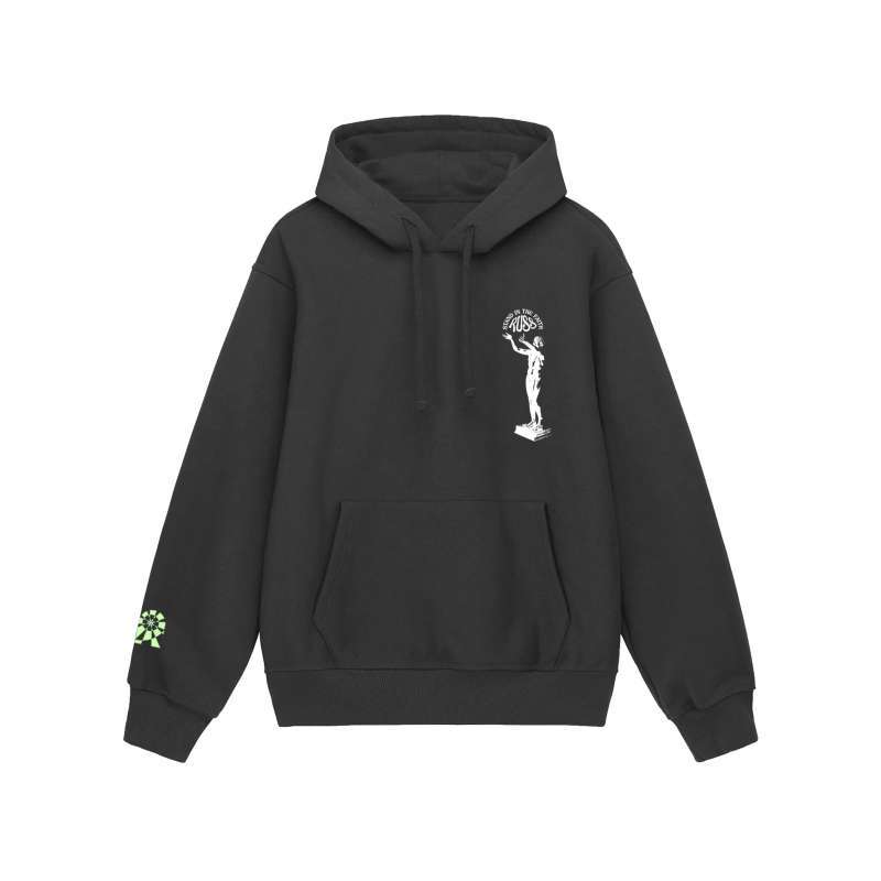 Russ Sweater Hoodie Faith Black