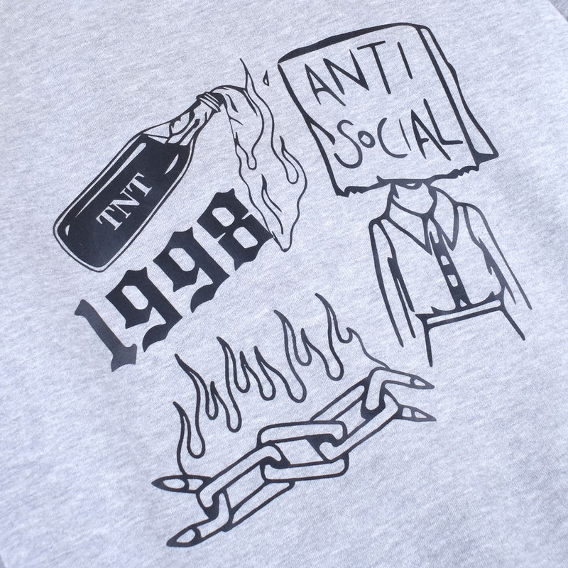 Russ Sweater Crewneck Ninety Eight Grey