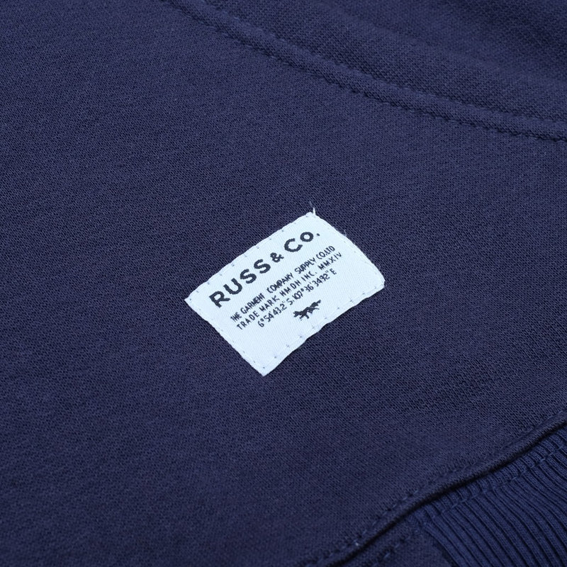Russ Sweater Hoodie Zipper 3 Col Zip Combo