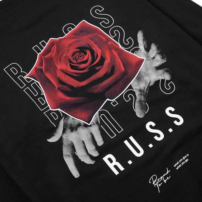 Russ Sweater Crewneck Give Rose