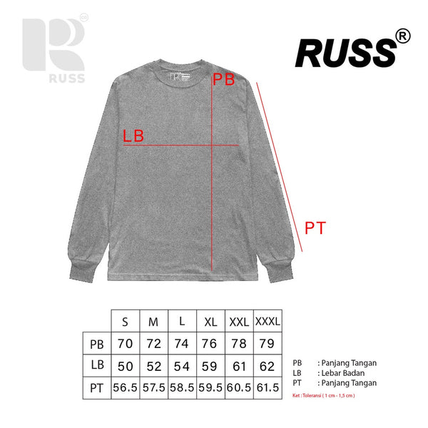 Russ Tshirt Long Sleeve Pocklee Dusty Pink