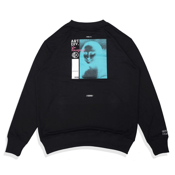 Russ Sweater Crewneck Unrecognize New  Black