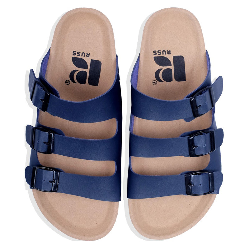 Russ Sandal Three Pee Navy
