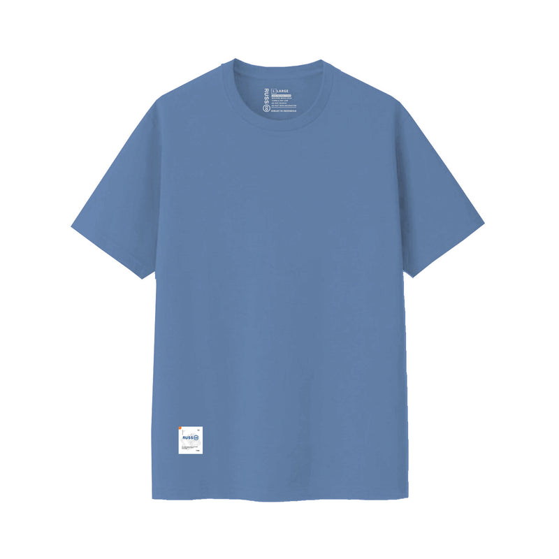 Russ Kaos Pria Beck Tshirt Dusty Blue