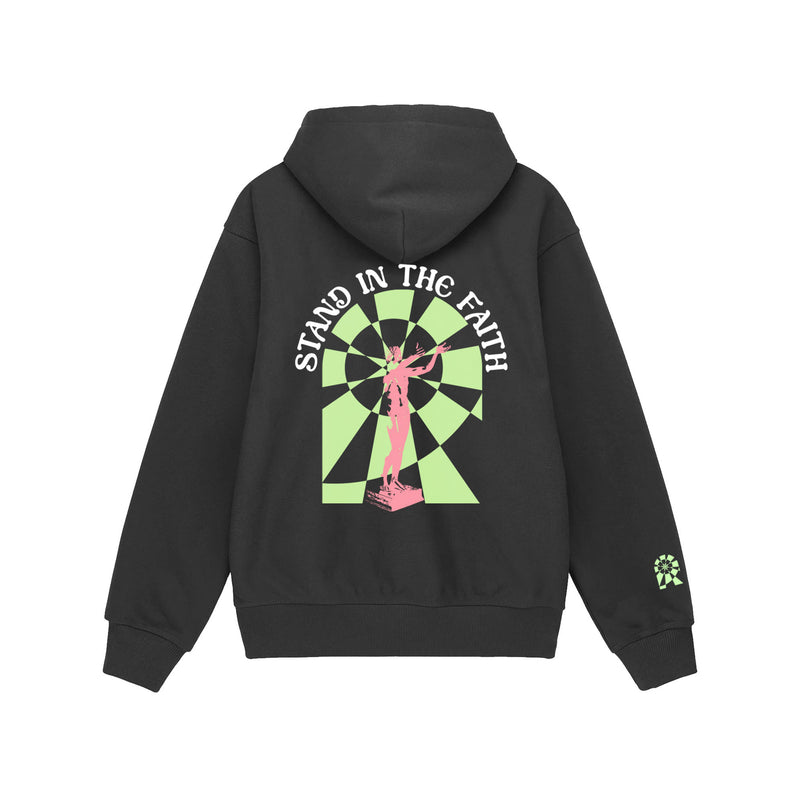 Russ Sweater Hoodie Faith Black