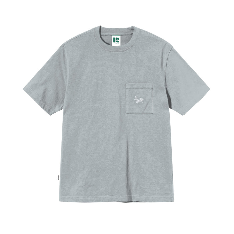 Russ  Kaos Pria Tshirt Blanc Grey