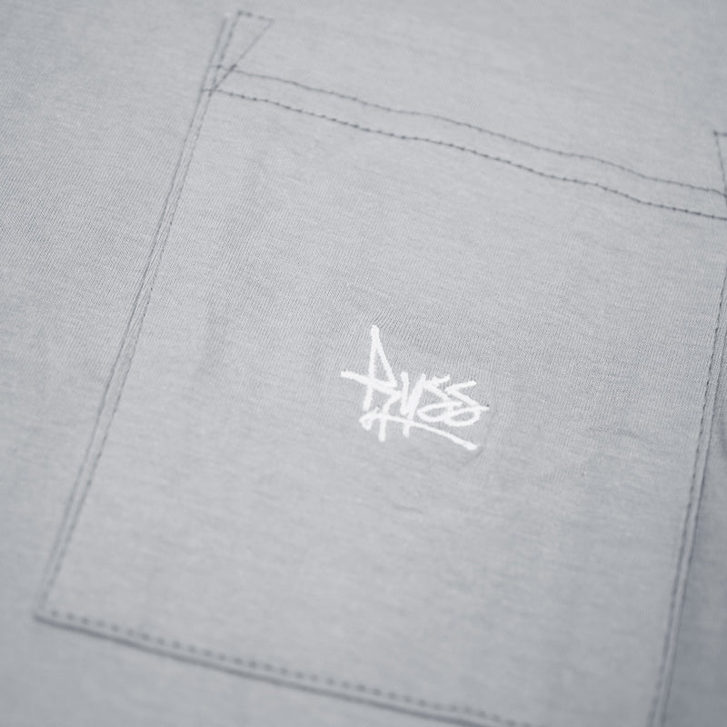 Russ  Kaos Pria Tshirt Blanc Grey