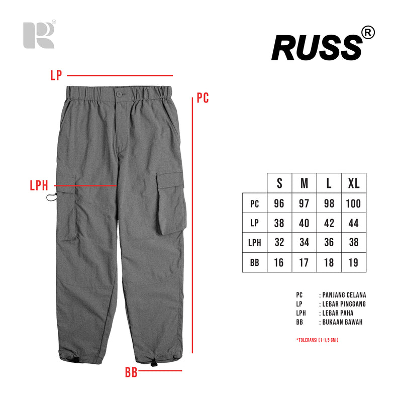 Russ Cargo Pants Long Corvette  Green