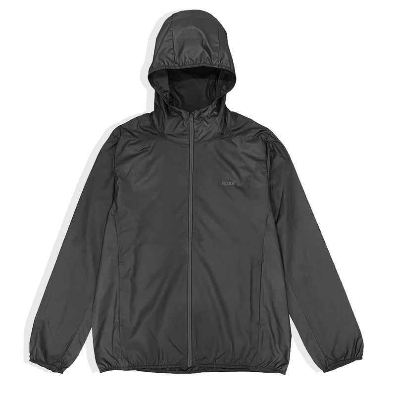 Russ Jaket Running Athletic Black