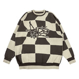 Russ Sweater Rajut Pixense Brown