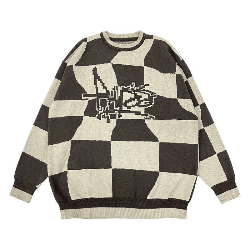Russ Sweater Rajut Pixense Brown
