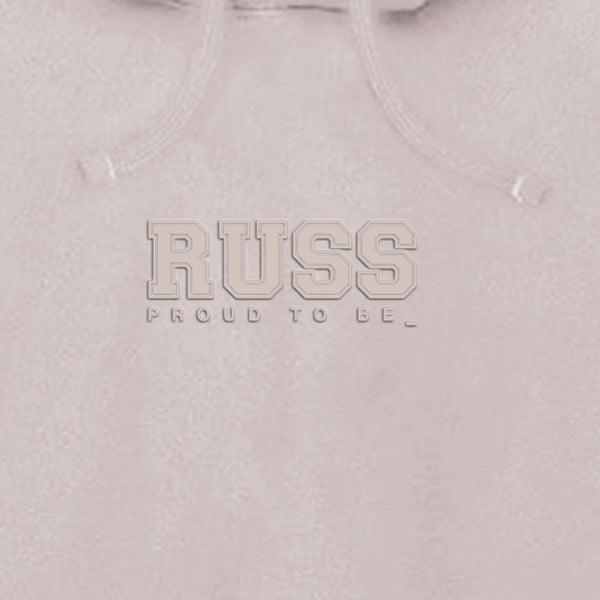 Russ Sweater Hoodie Squadro Cream
