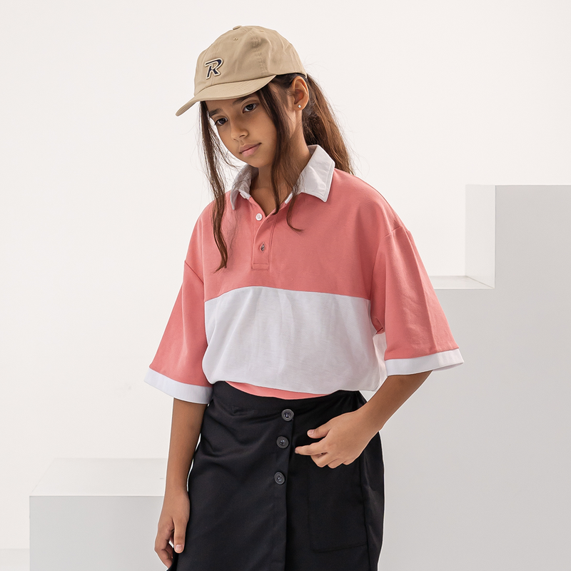 Russ Kids Poloshirt Anak Stage Peach