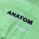 Russ Tshirt Kaos Pria Anatomy Green