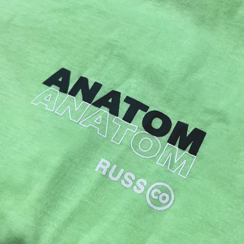 Russ Tshirt Kaos Pria Anatomy Green