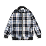 Russ Jaket Harrington Flannel Council Black