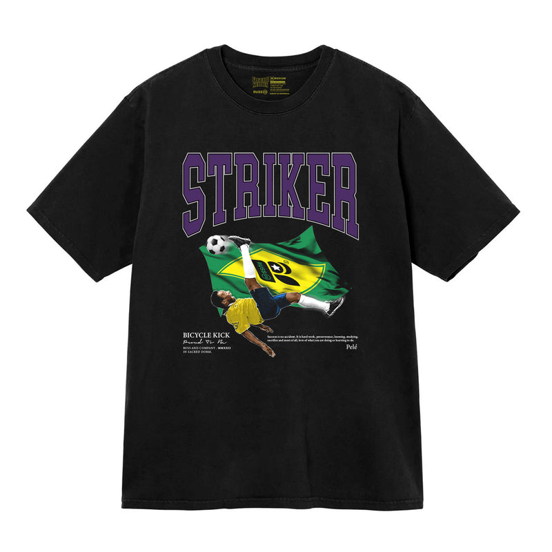 Russ Tshirt Kaos Pria  Kickers Black