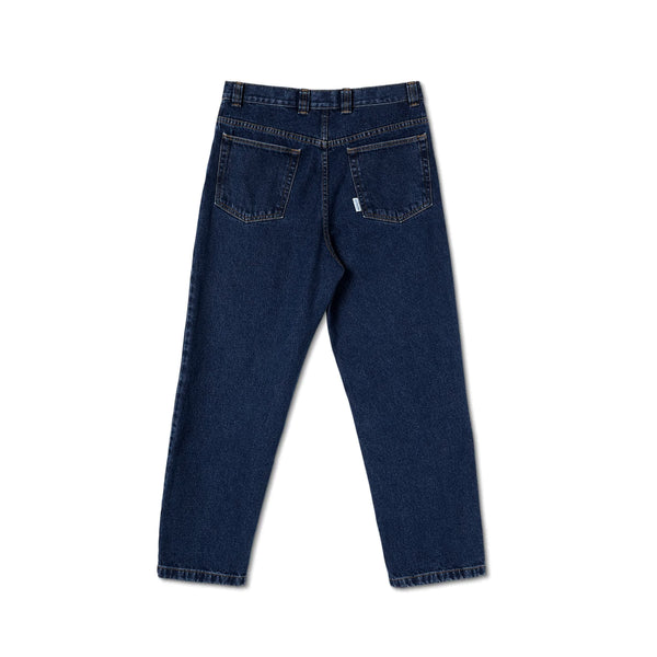 Russ Denim Jeans Pants Wider Navy Blue