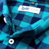 Russ Kids Shirt Flannel Ls Twinny Blue