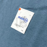 Russ  Kaos Pria Tshirt Vagan Dusty Blue