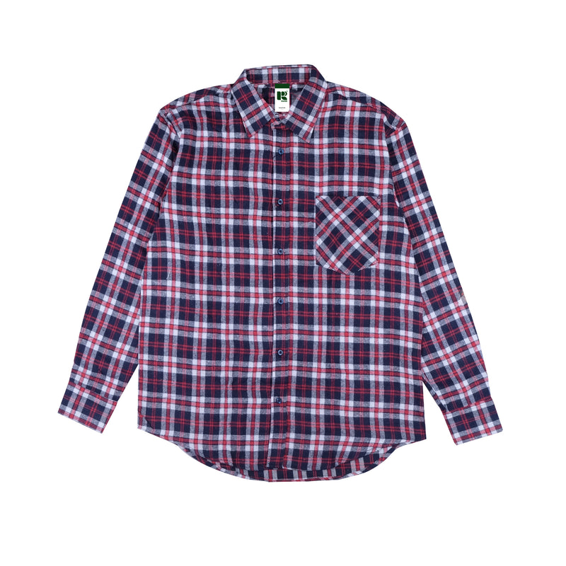 Russ Shirt Flanel Flux Red Motif 5
