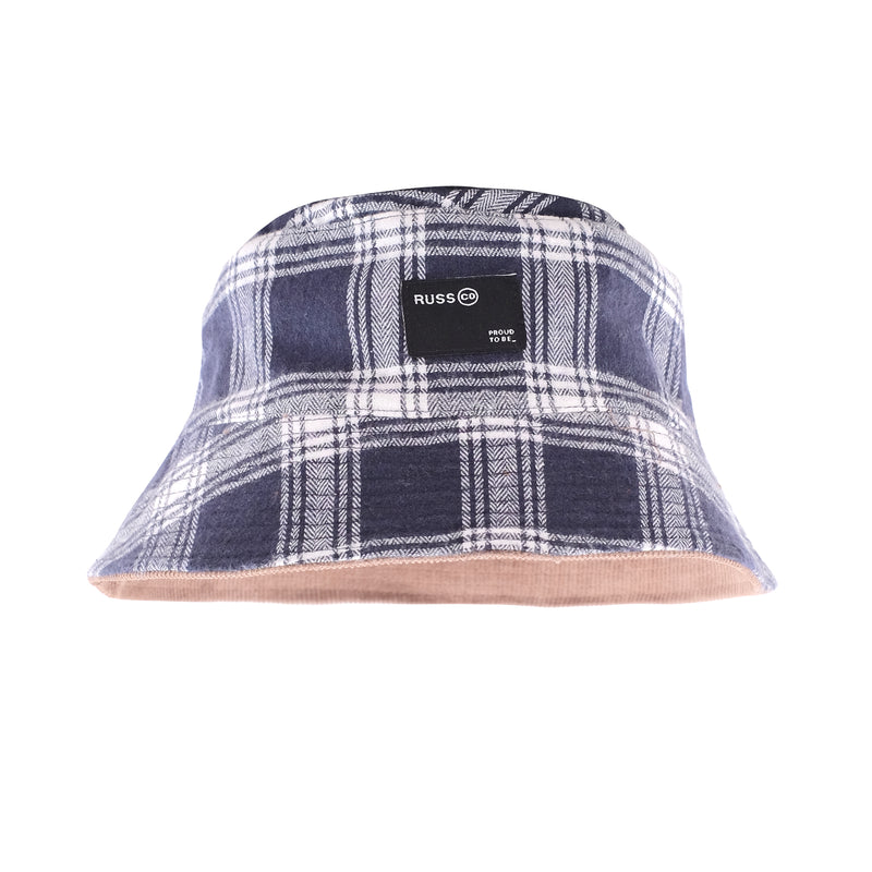 Russ Hat Twice New Bucket Head Brown