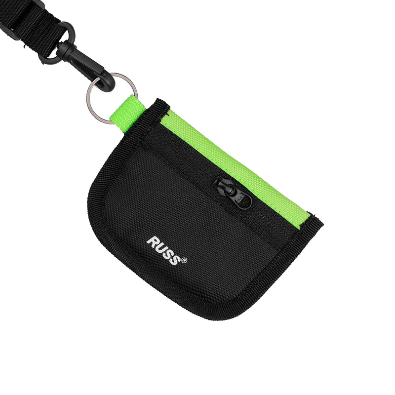 Russ Wallet Degree Neon Green