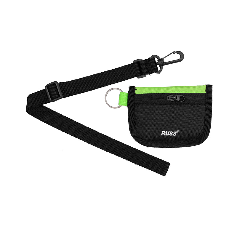 Russ Wallet Degree Neon Green