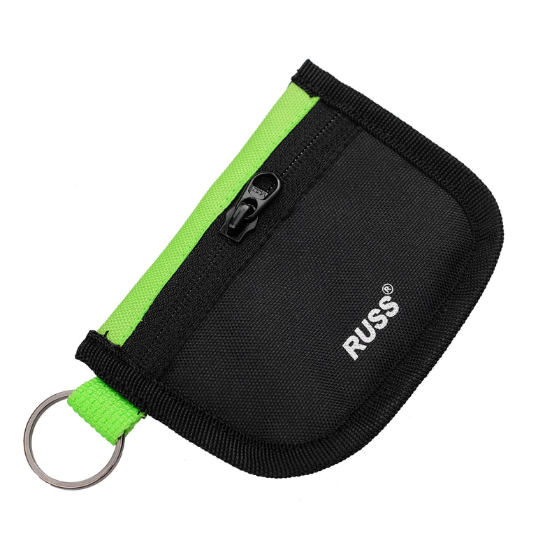 Russ Wallet Degree Neon Green