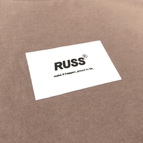 Russ Tshirt Microstamp Brown