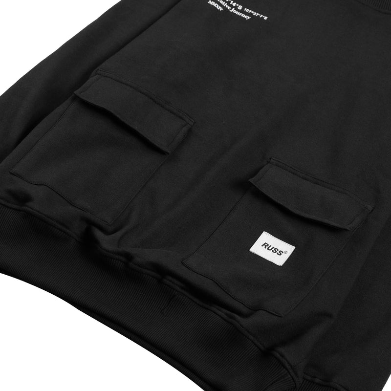 Russ Sweater Crewneck Glock Black