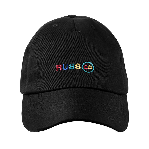 Russ Cap Rainbow Cap Black