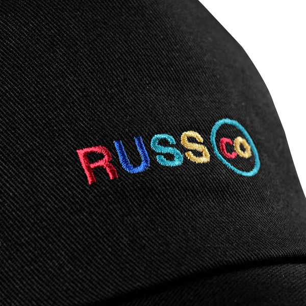 Russ Cap Rainbow Cap Black